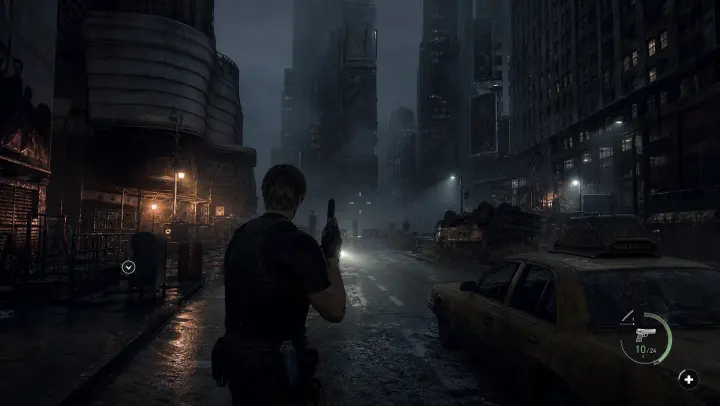 Resident Evil 4 Remake 风格的纽约 · 时代广场